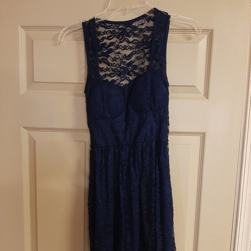 Dark blue dress